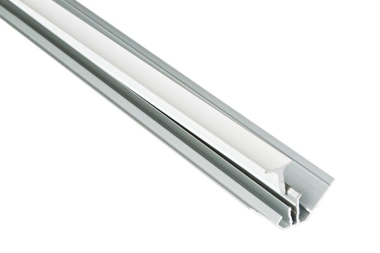 Fibo Profil narożny wewnętrzny 90° dwuczęściowy 2400 mm BIAŁY